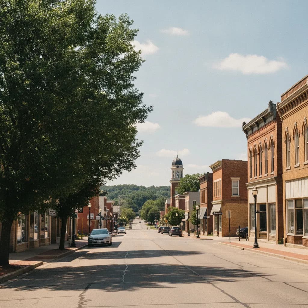 View of Auburn, IN