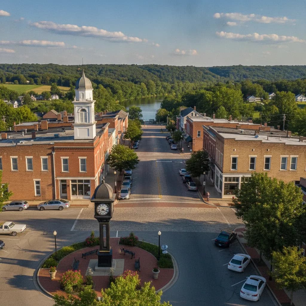 View of Aurora, IN