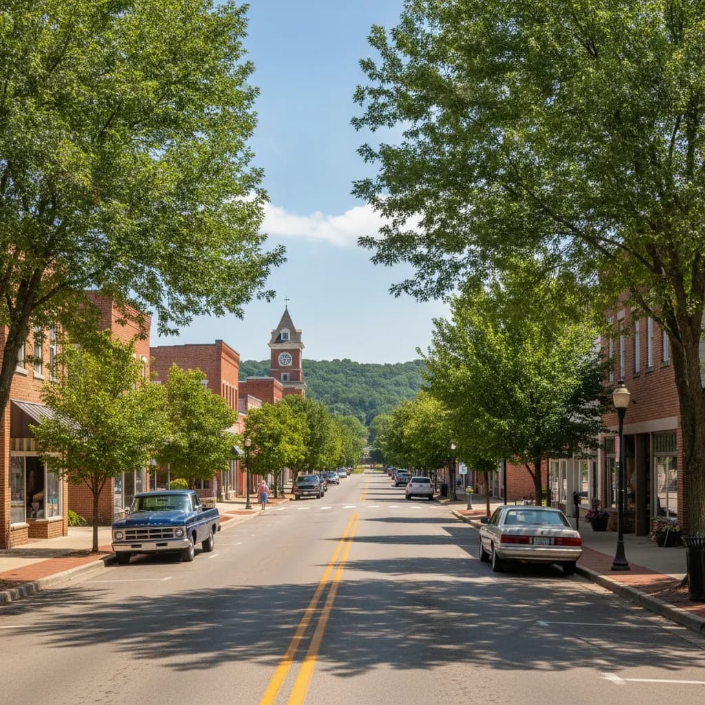 View of Bargersville, IN