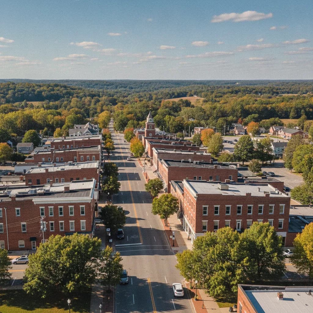 View of Batesville, IN