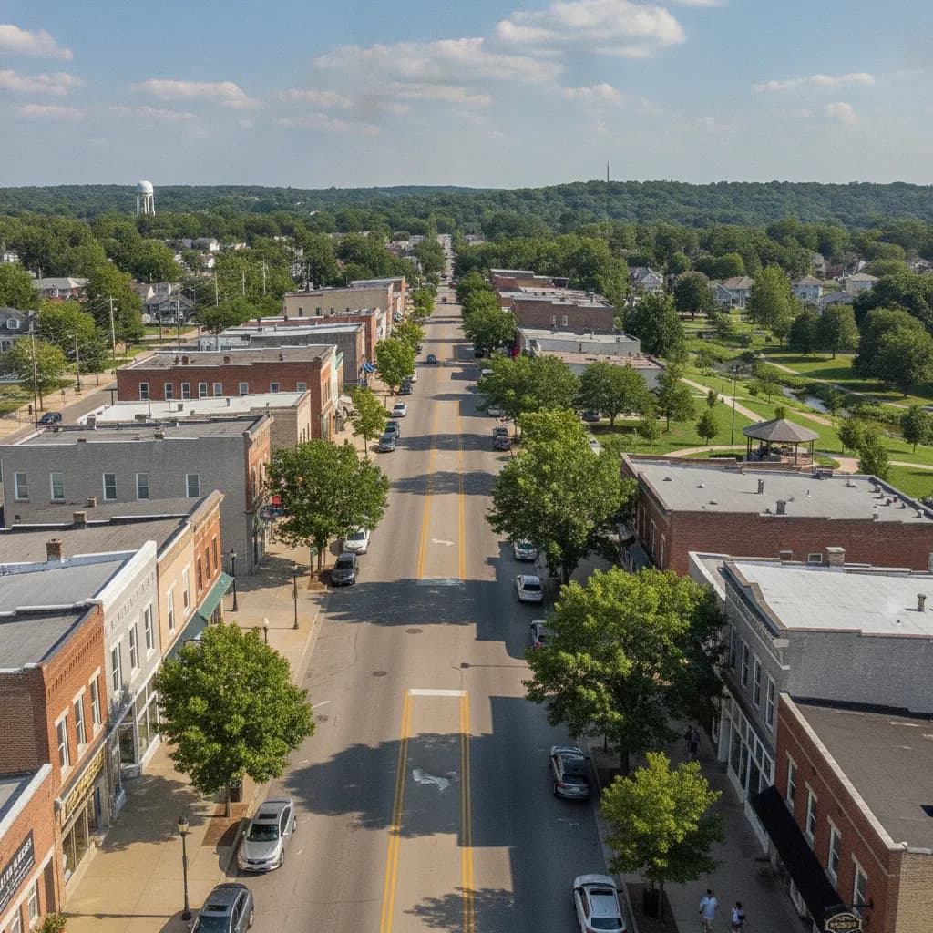 View of Brownsburg, IN