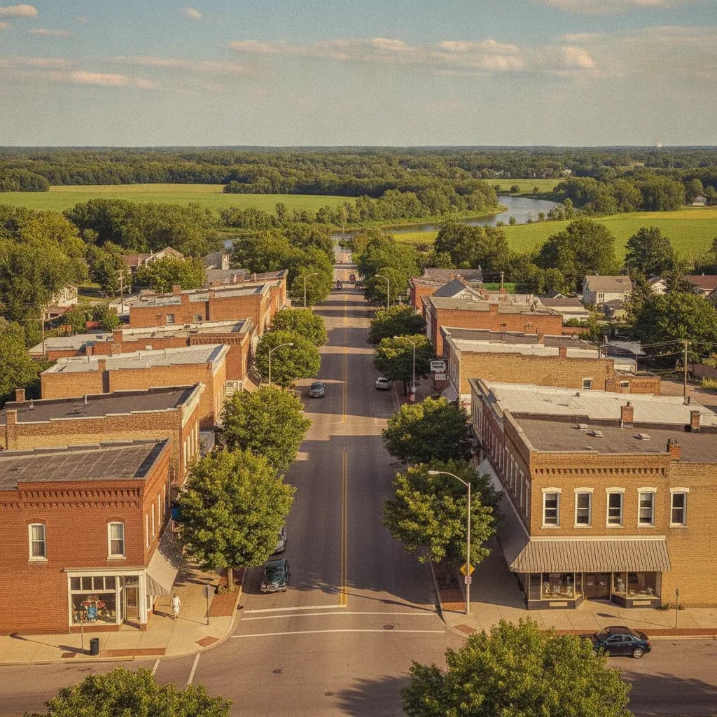 View of Dunlap, IN