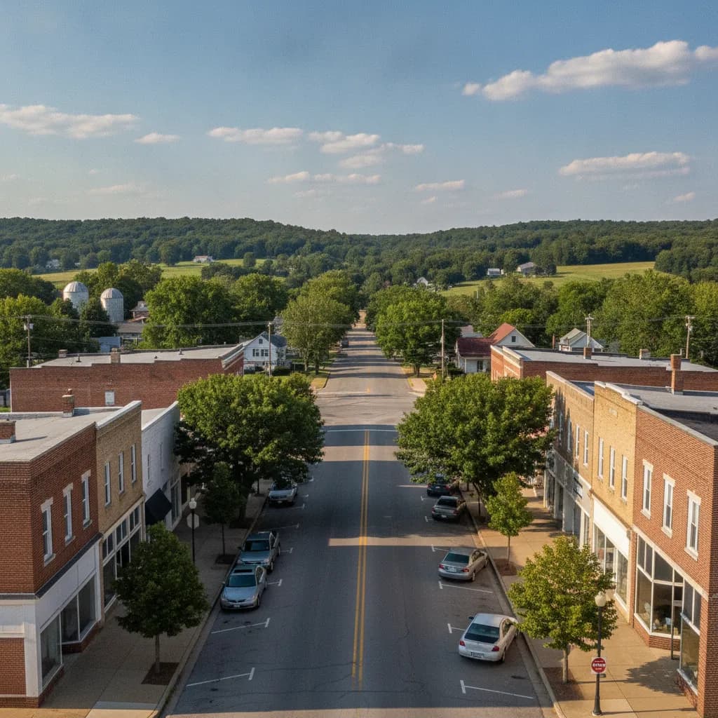 View of Ellettsville, IN