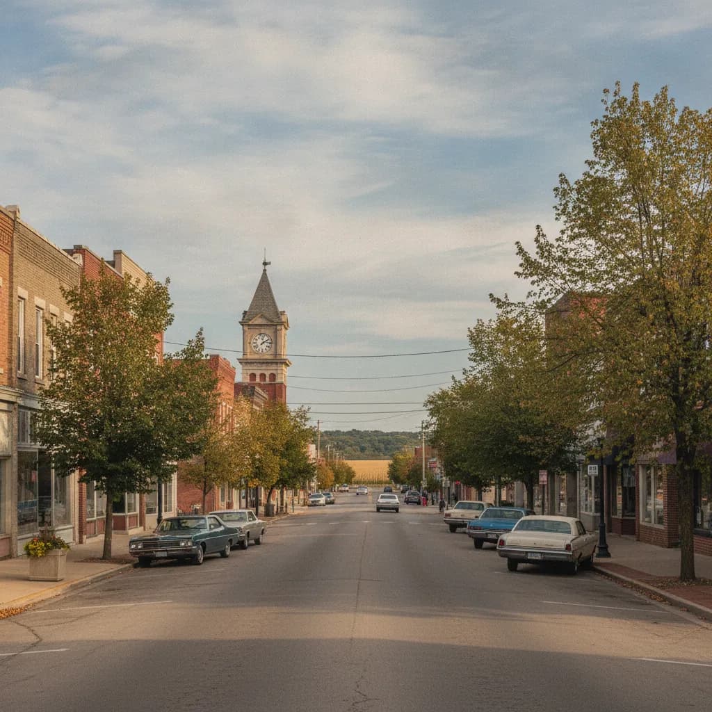 View of Elwood, IN