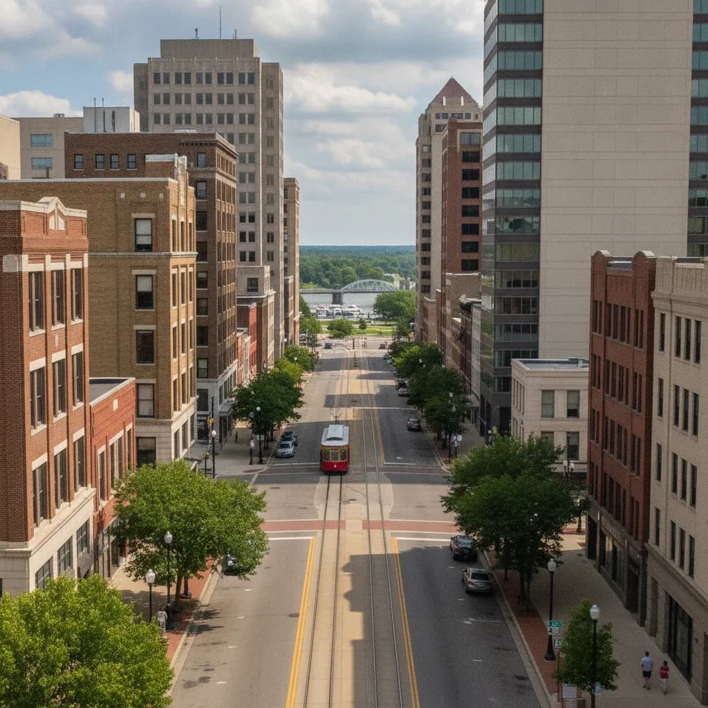View of Fort Wayne, IN