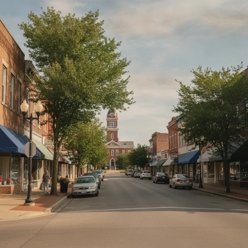 View of Frankfort, IN