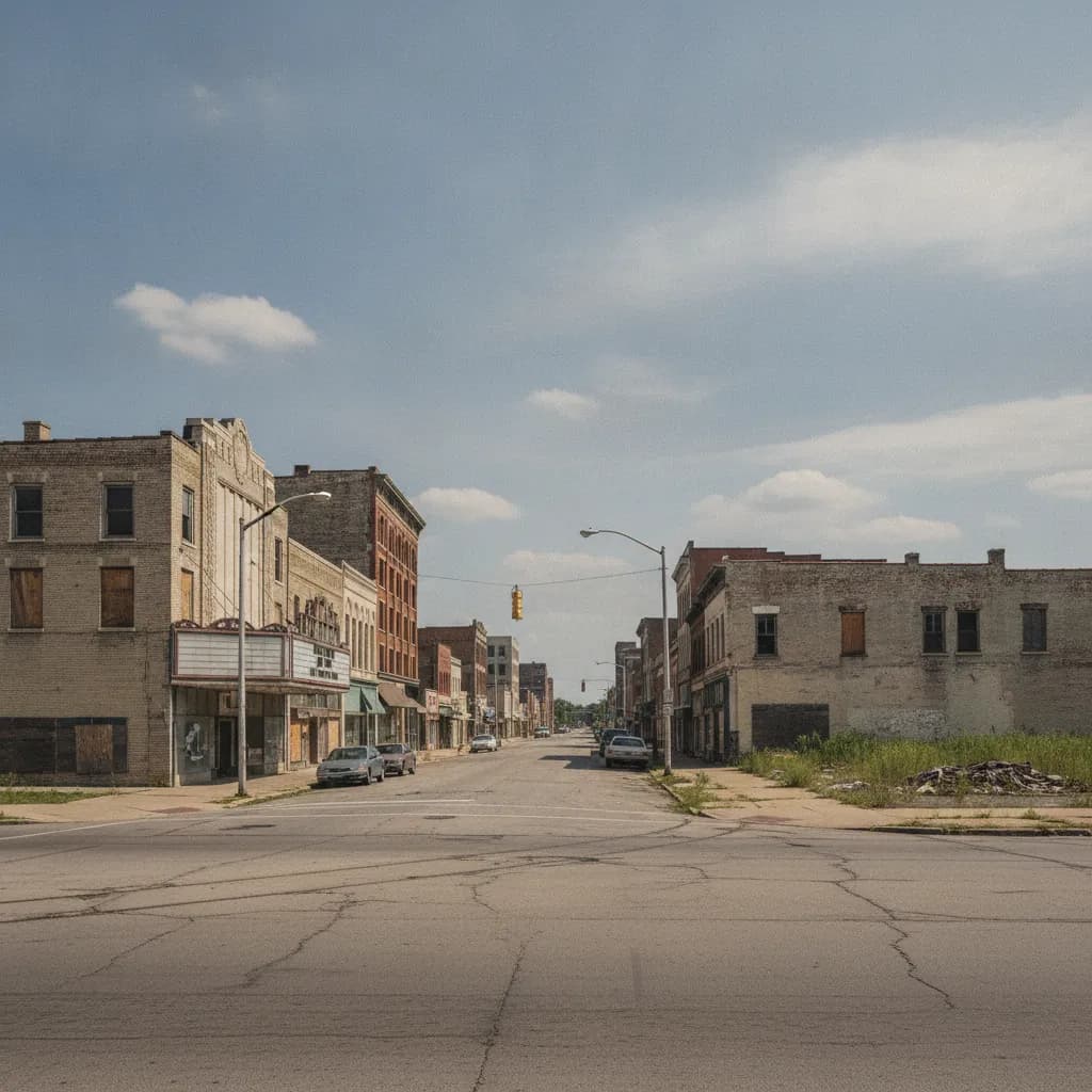 View of Gary, IN
