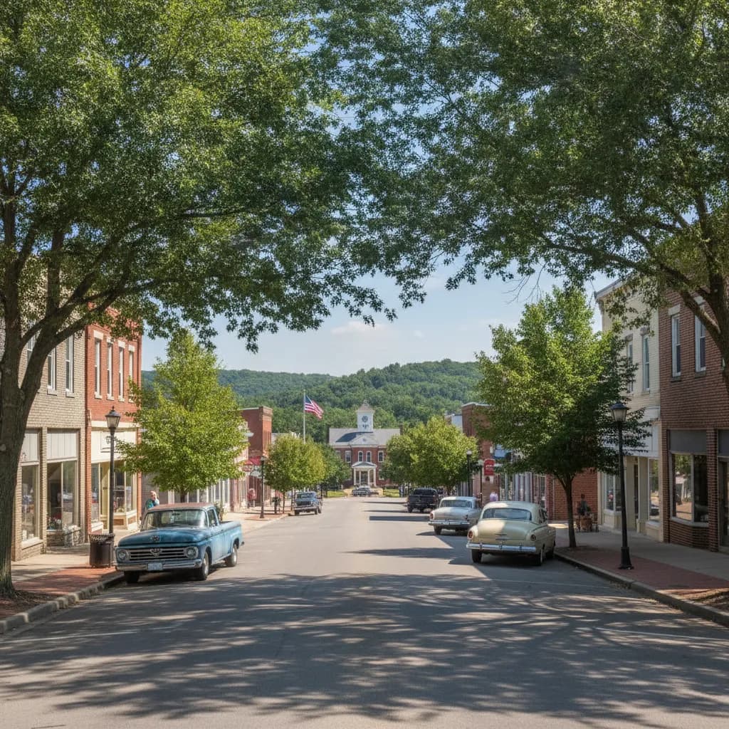 View of Greendale, IN