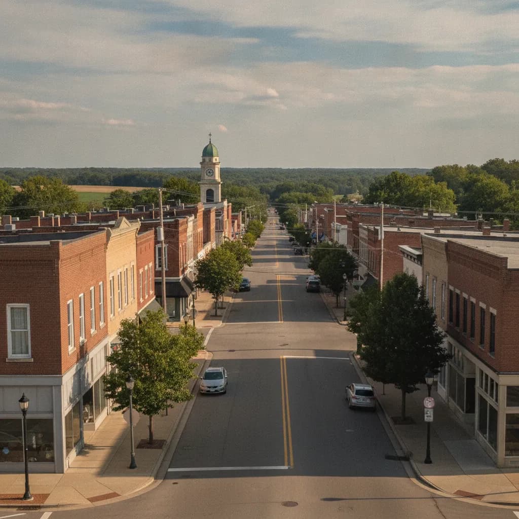 View of Greenwood, IN