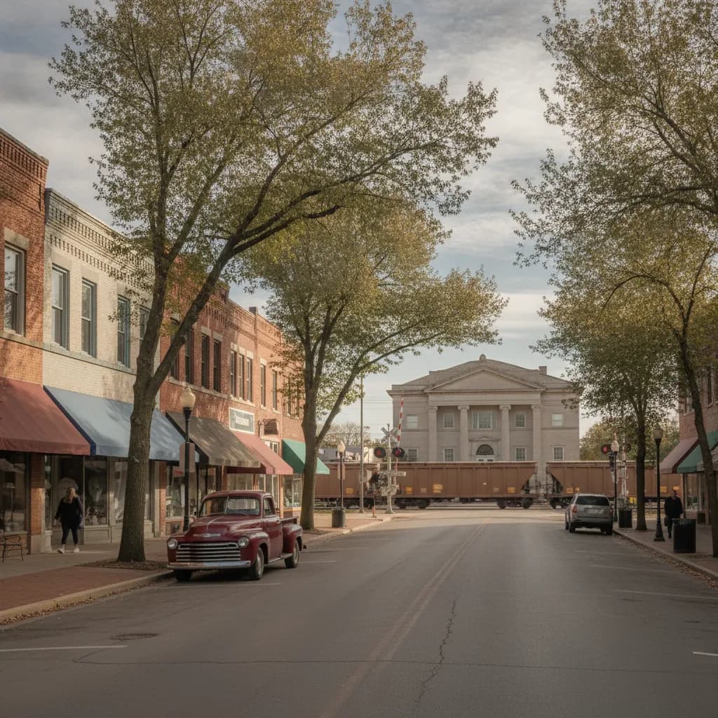 View of Griffith, IN