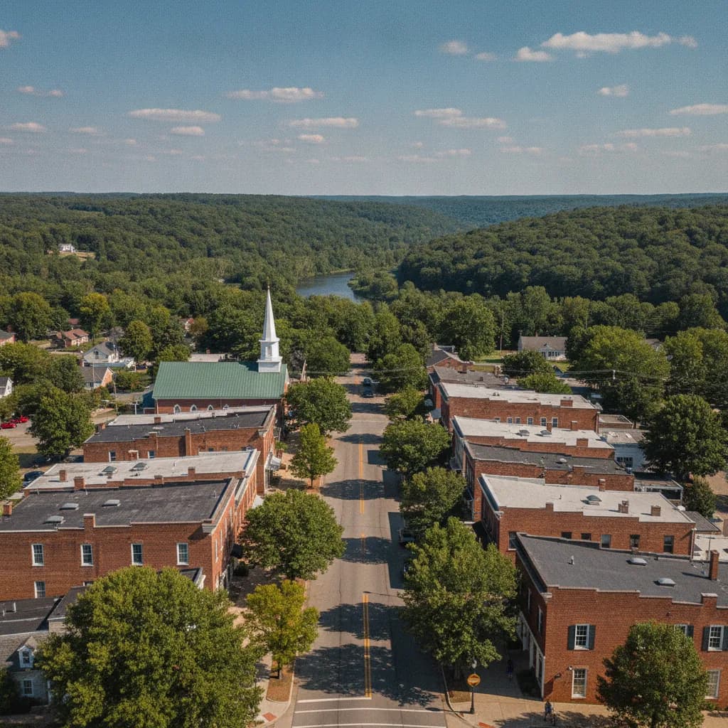 View of Hidden Valley, IN
