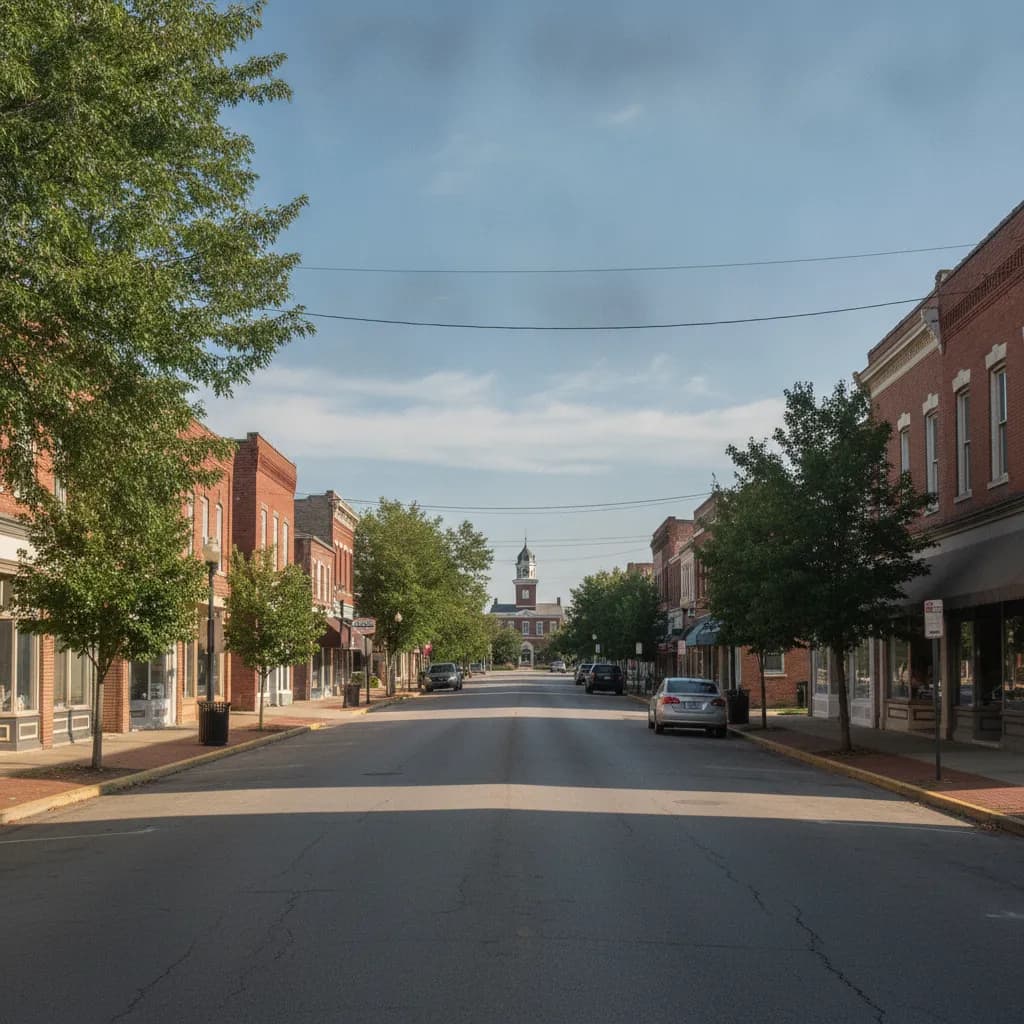 View of Huntington, IN