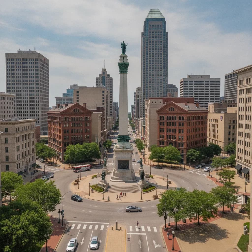View of Indianapolis, IN