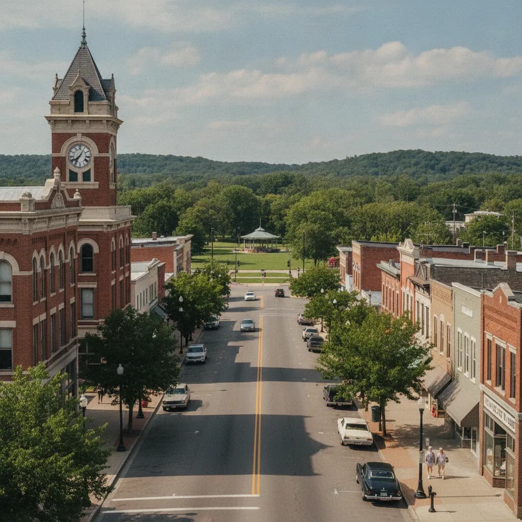 View of La Porte, IN