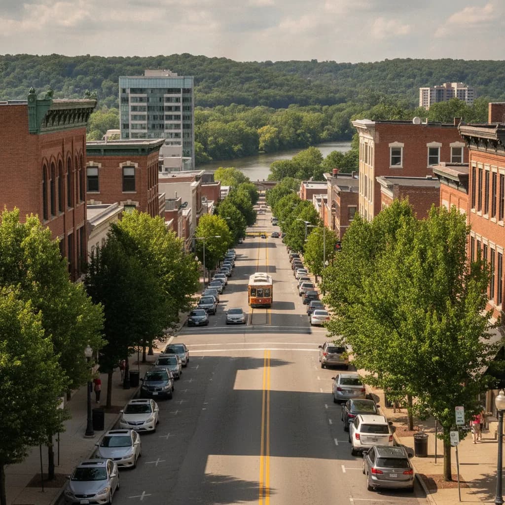 View of Lafayette, IN