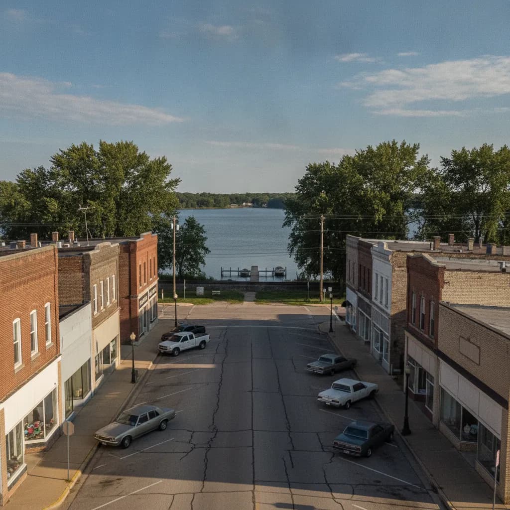 View of Lake Station, IN