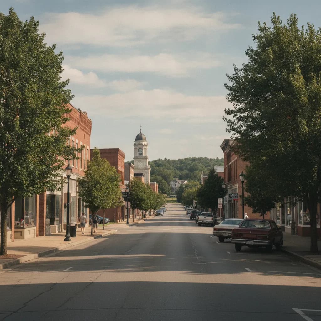 View of Lawrence, IN