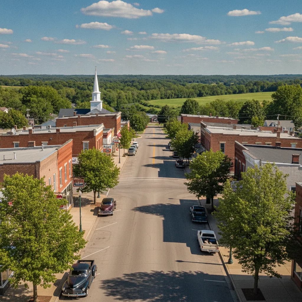 View of Ligonier, IN