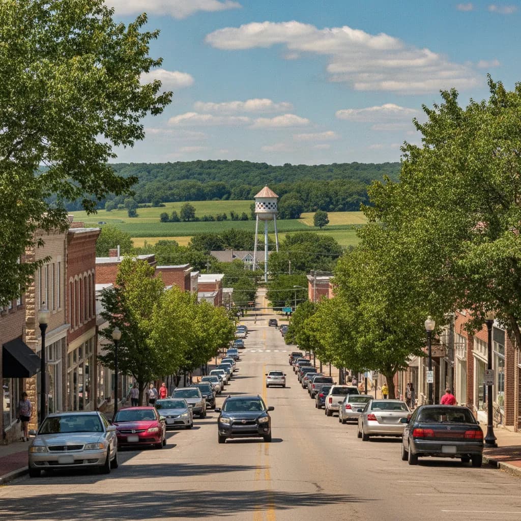 View of Linton, IN