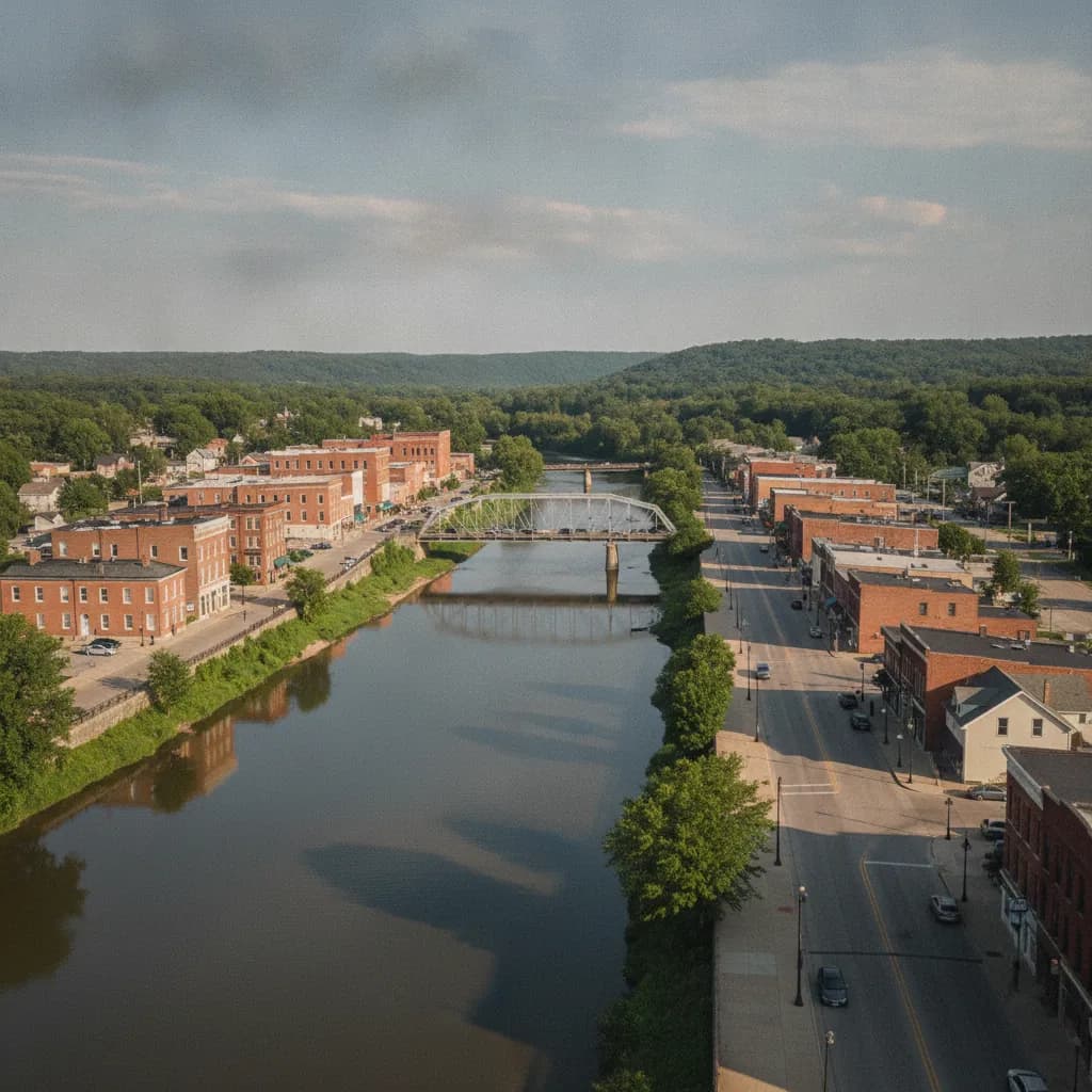 View of Logansport, IN