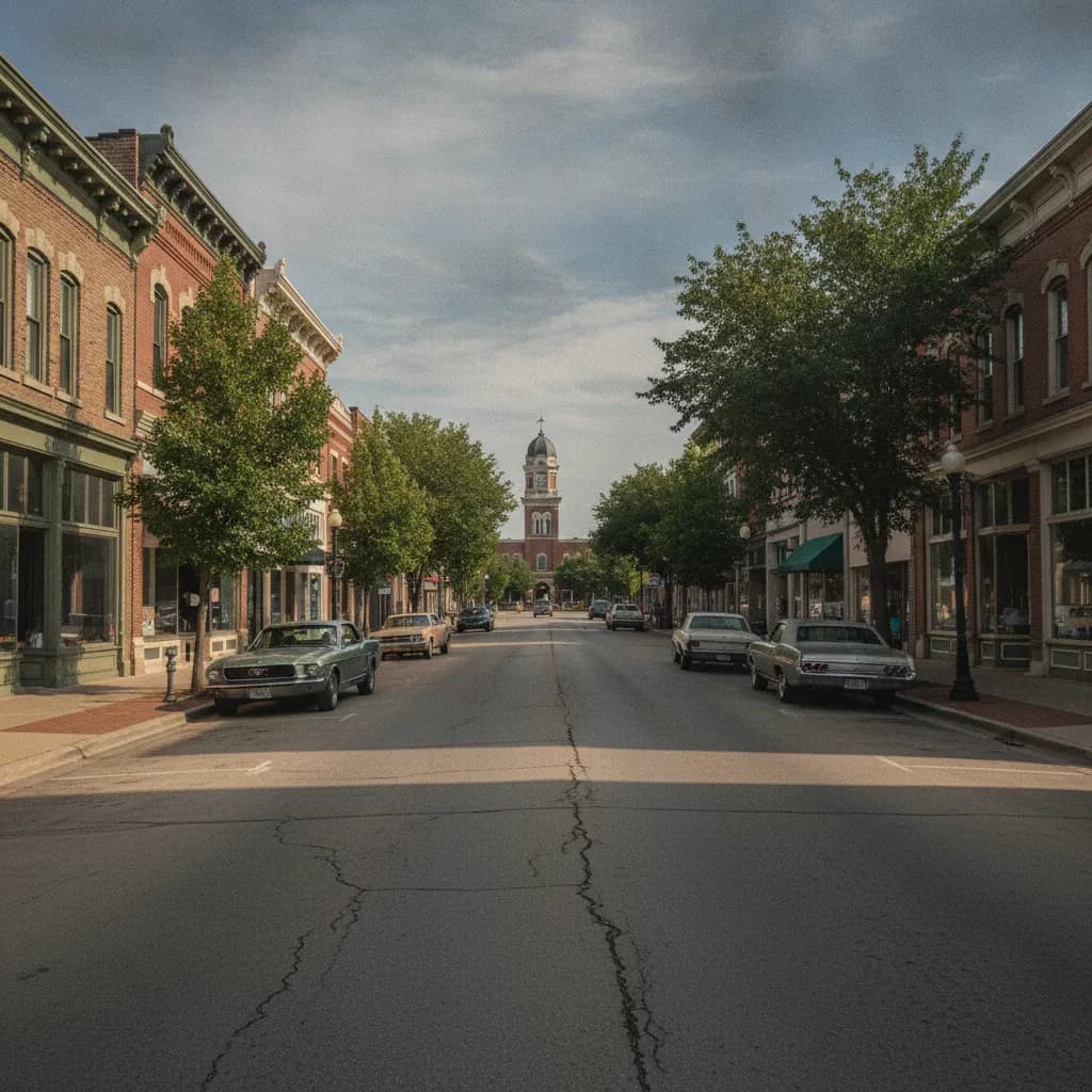 View of Lowell, IN