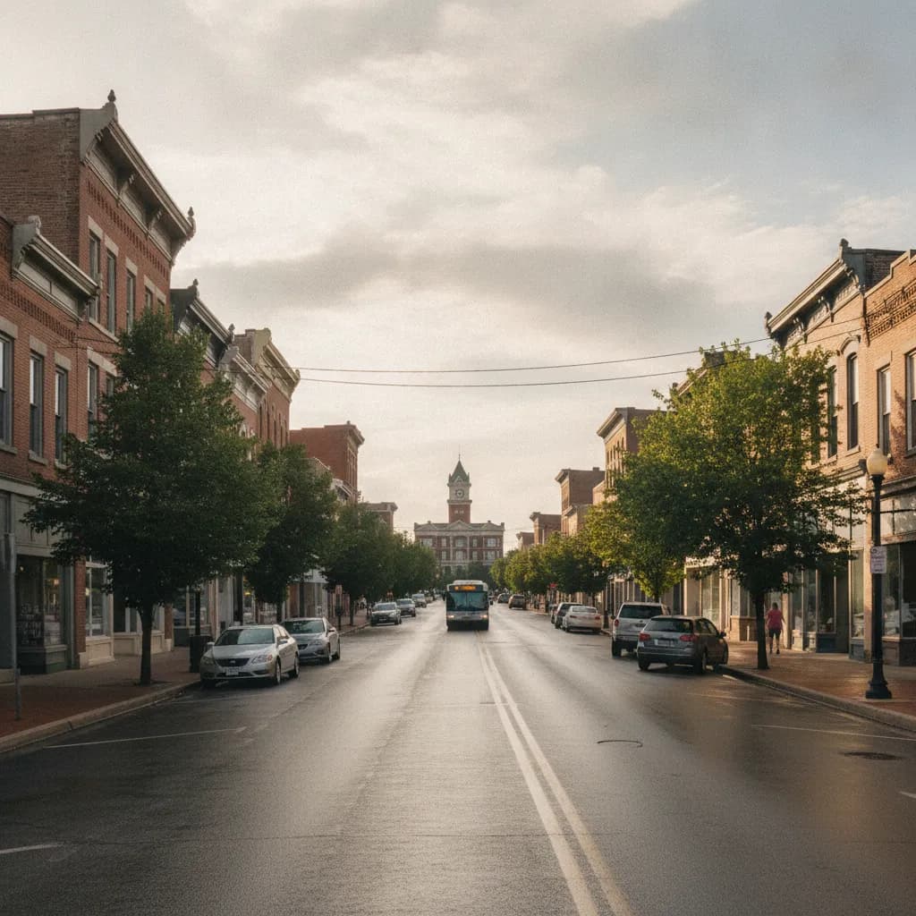 View of Marion, IN