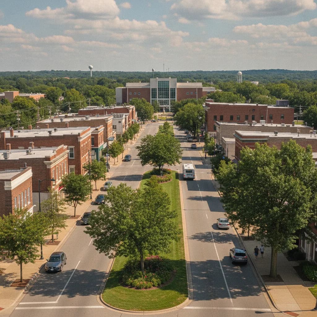 View of Merrillville, IN