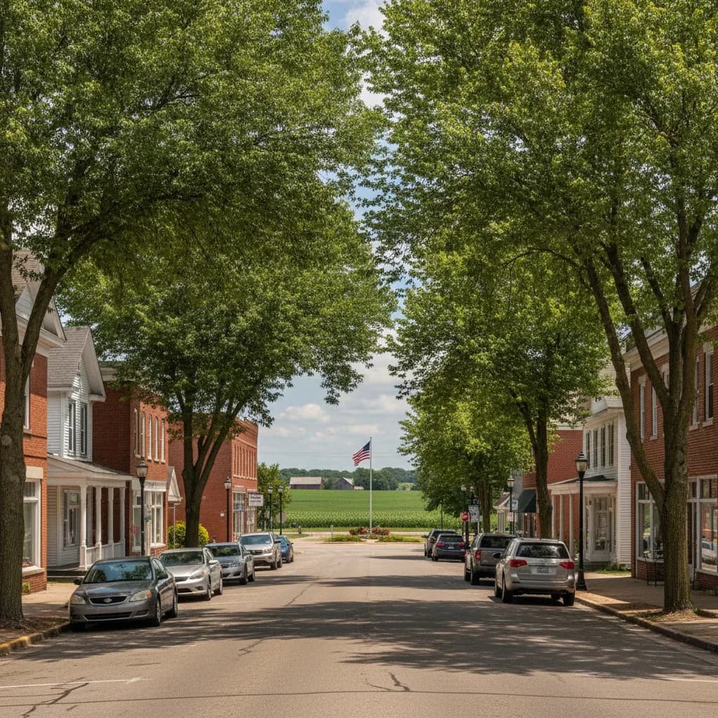 View of Middlebury, IN