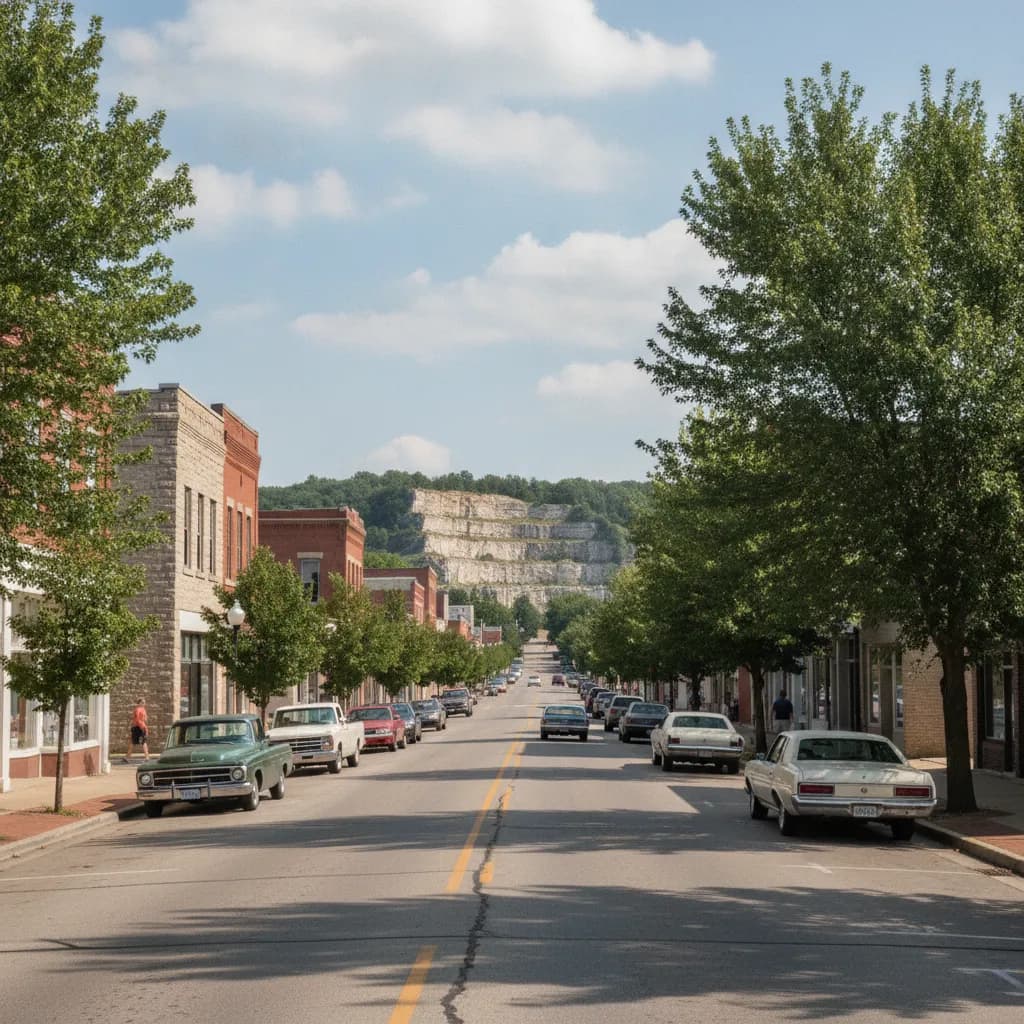 View of Mitchell, IN