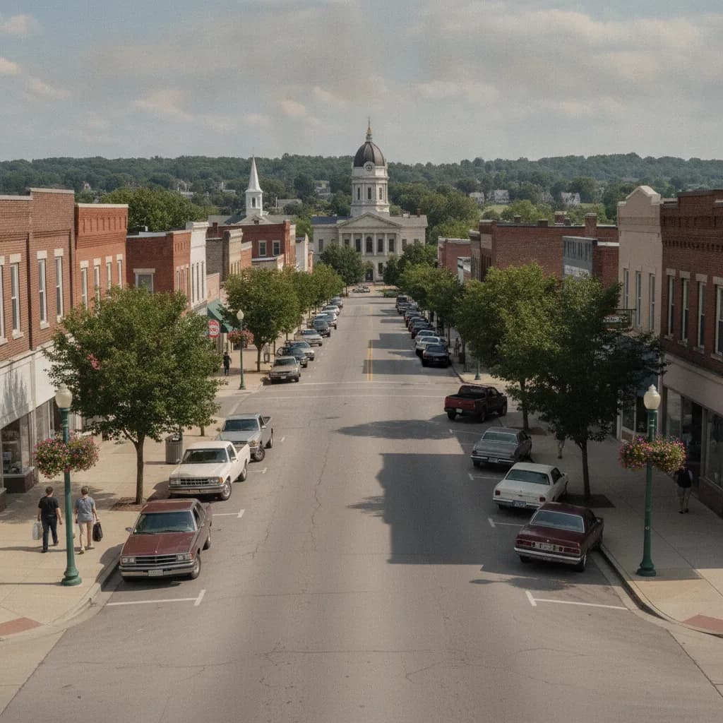 View of New Castle, IN