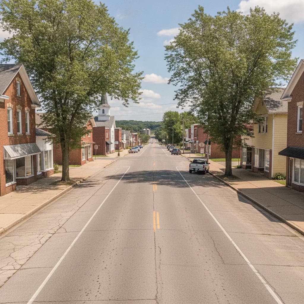 View of New Whiteland, IN