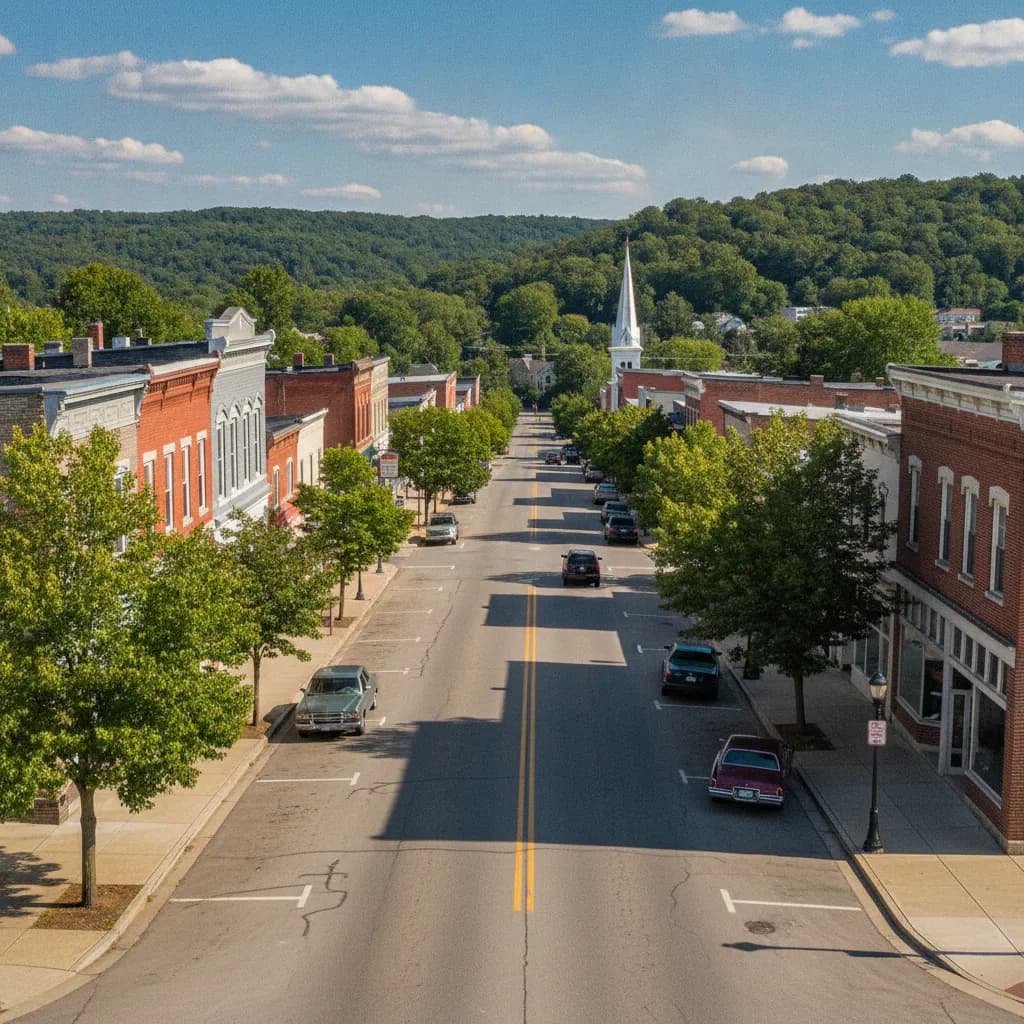 View of North Manchester, IN