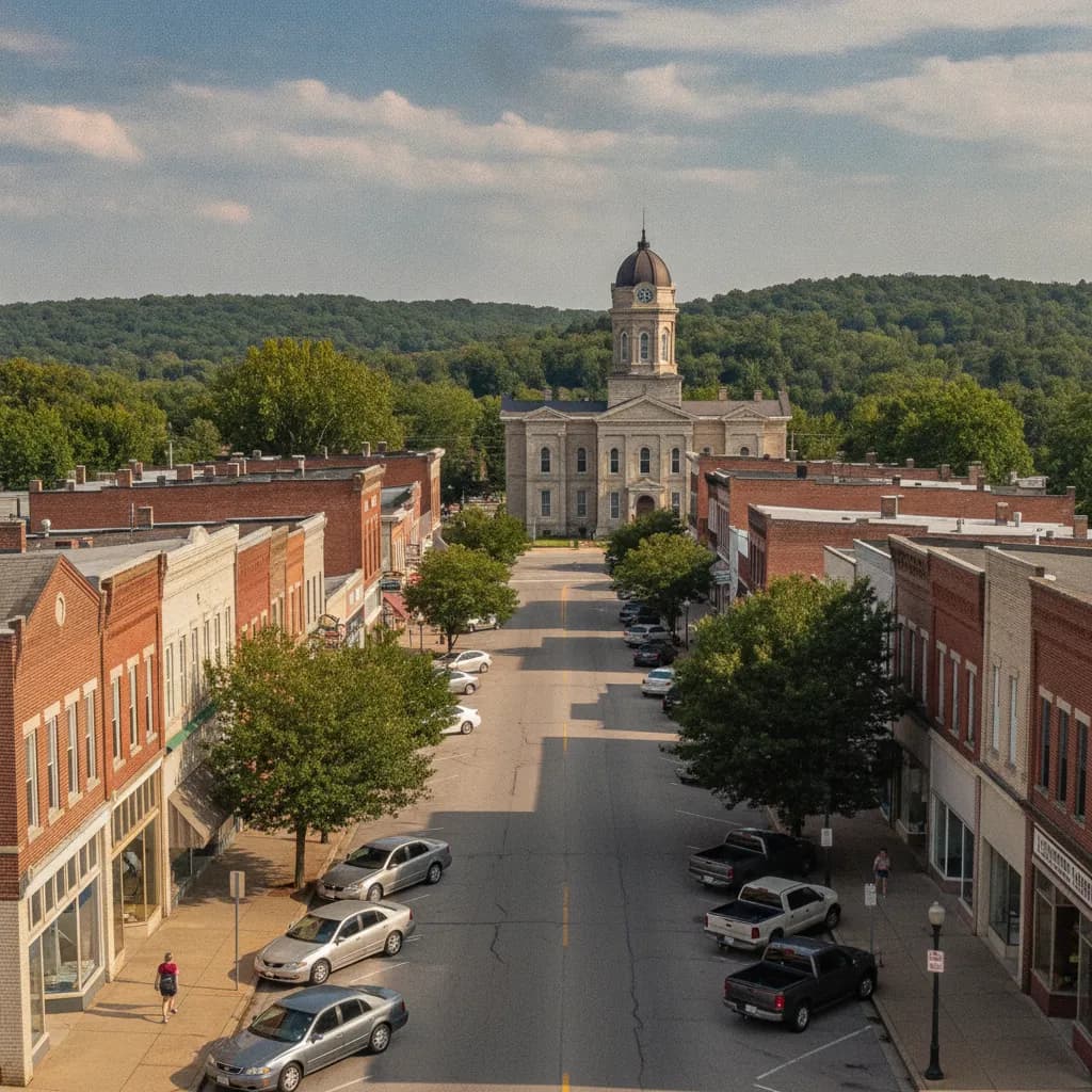 View of North Vernon, IN
