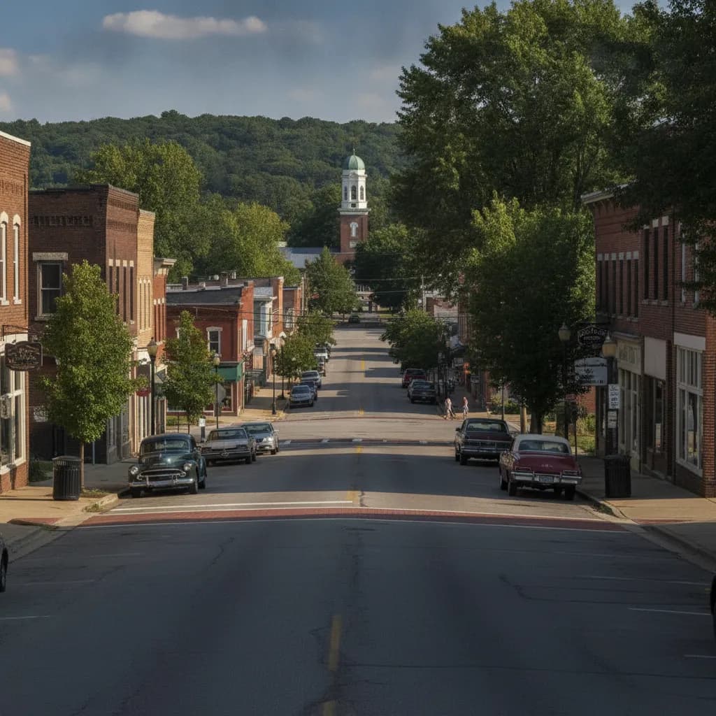 View of Pendleton, IN