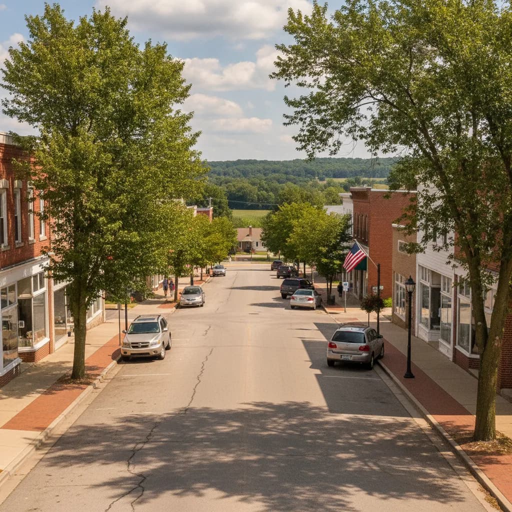 View of Pittsboro, IN
