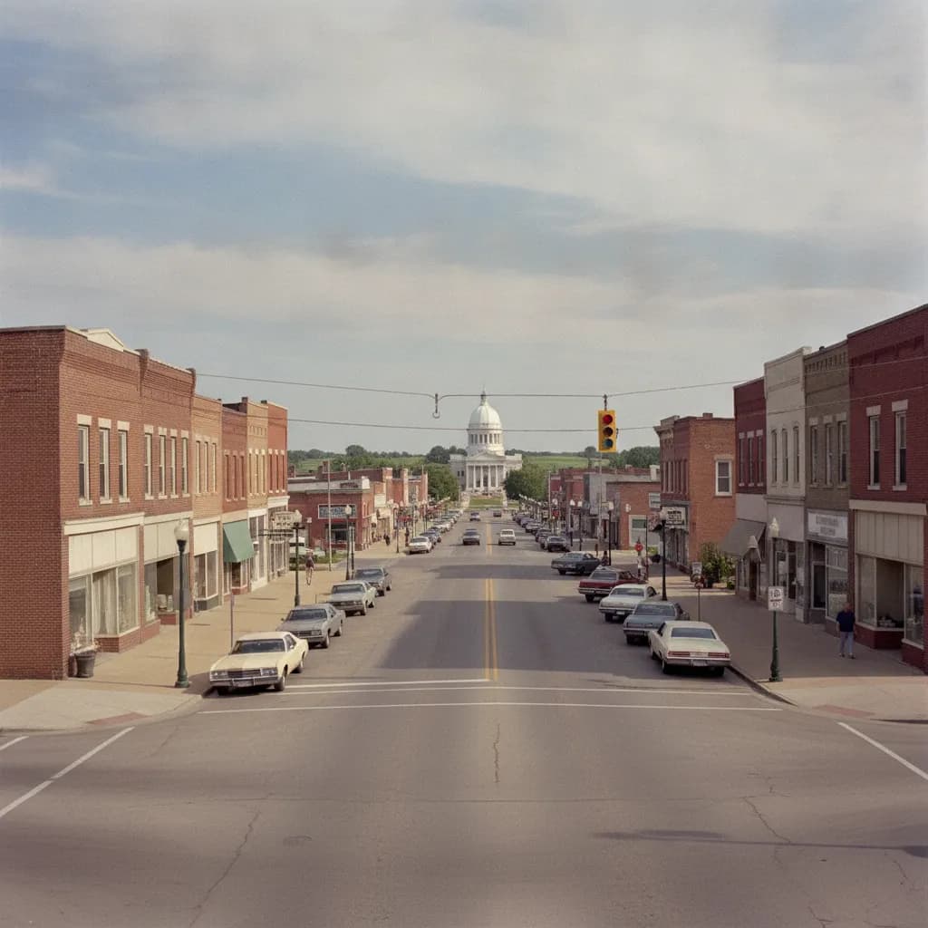 View of Rensselaer, IN