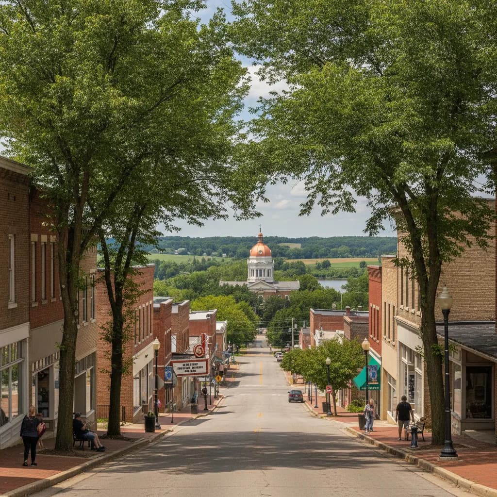 View of Rochester, IN