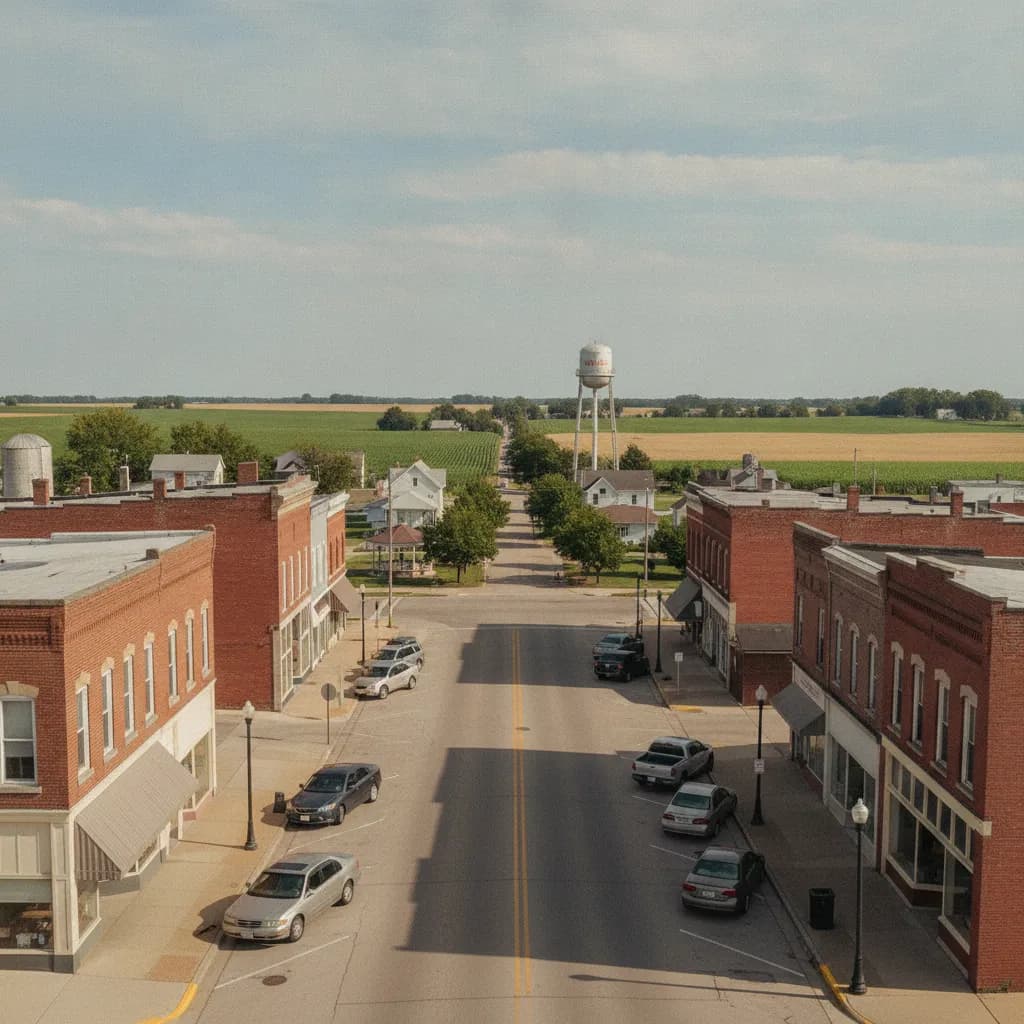 View of Ross, IN