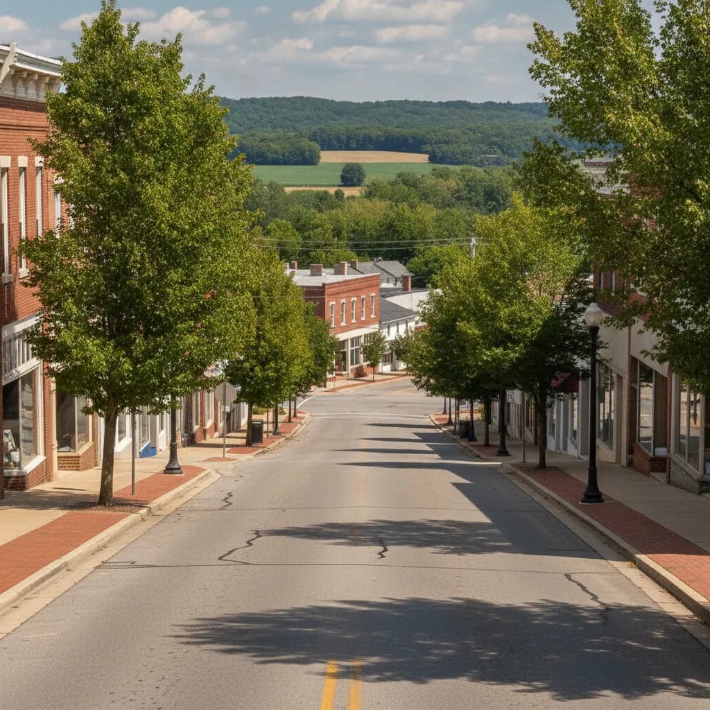 View of Salem, IN