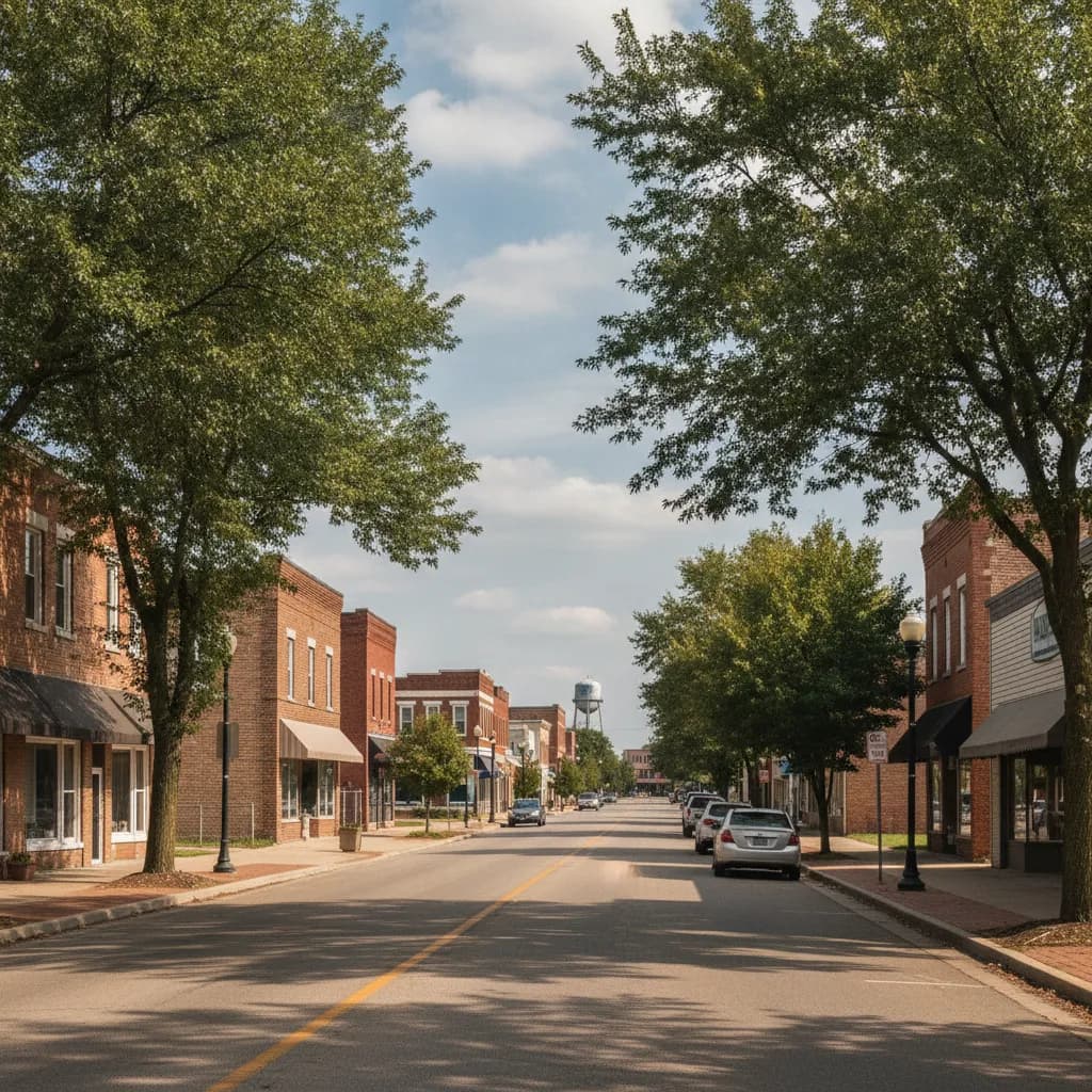 View of Schererville, IN