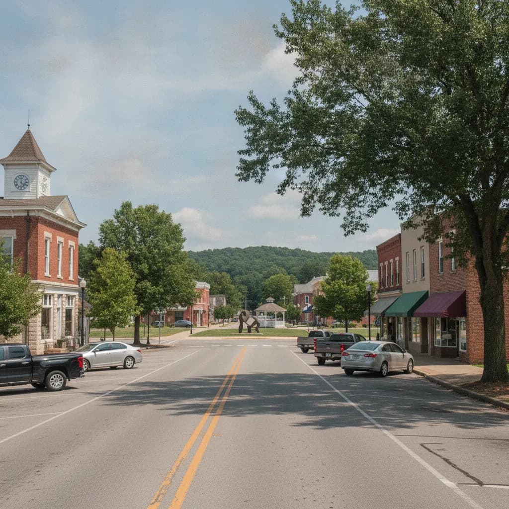 View of Sellersburg, IN