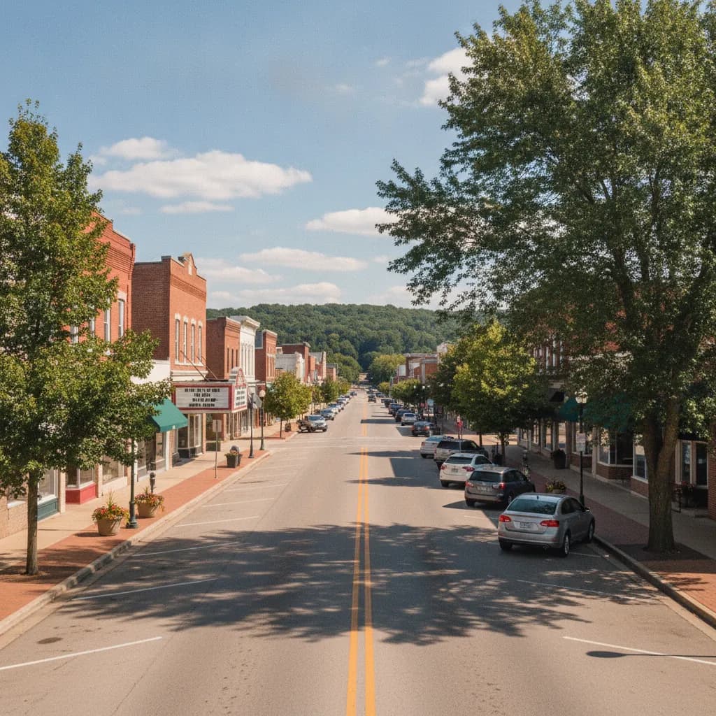 View of Sullivan, IN