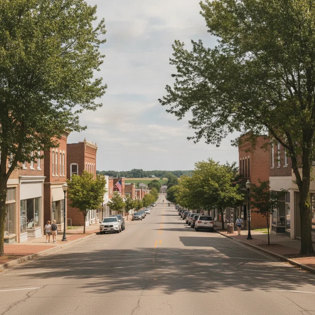 View of Tipton, IN