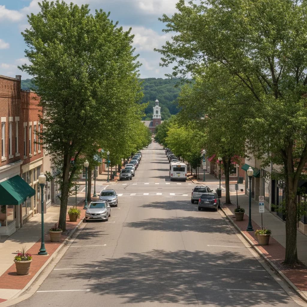 View of Washington, IN