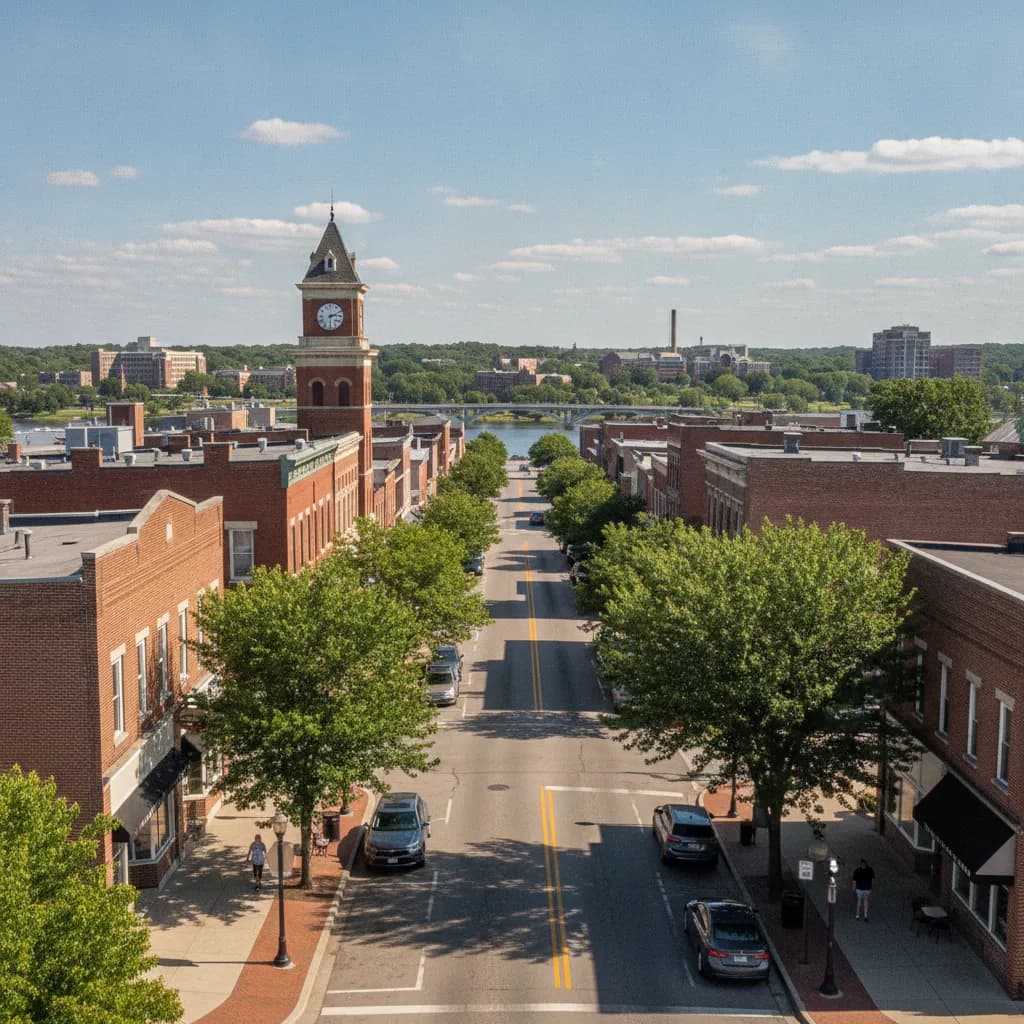 View of West Lafayette, IN