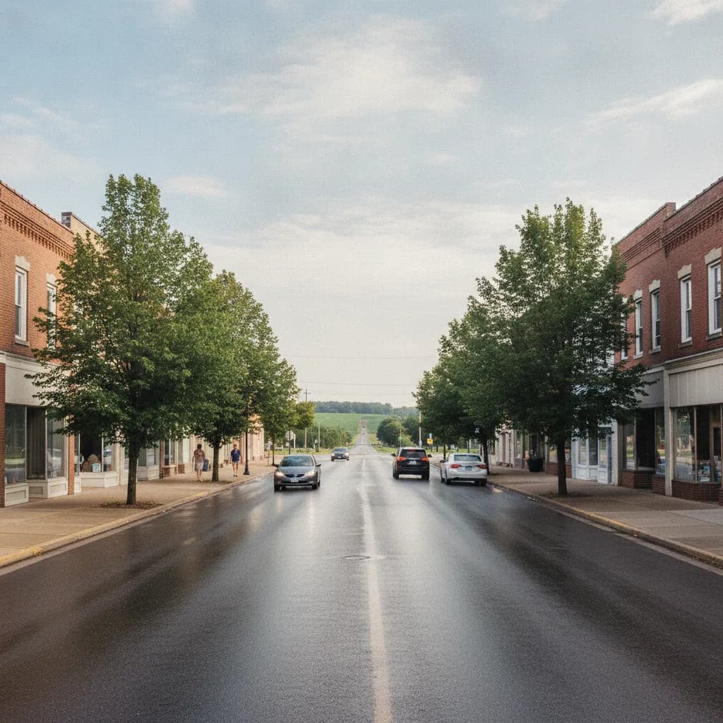 View of Whiteland, IN