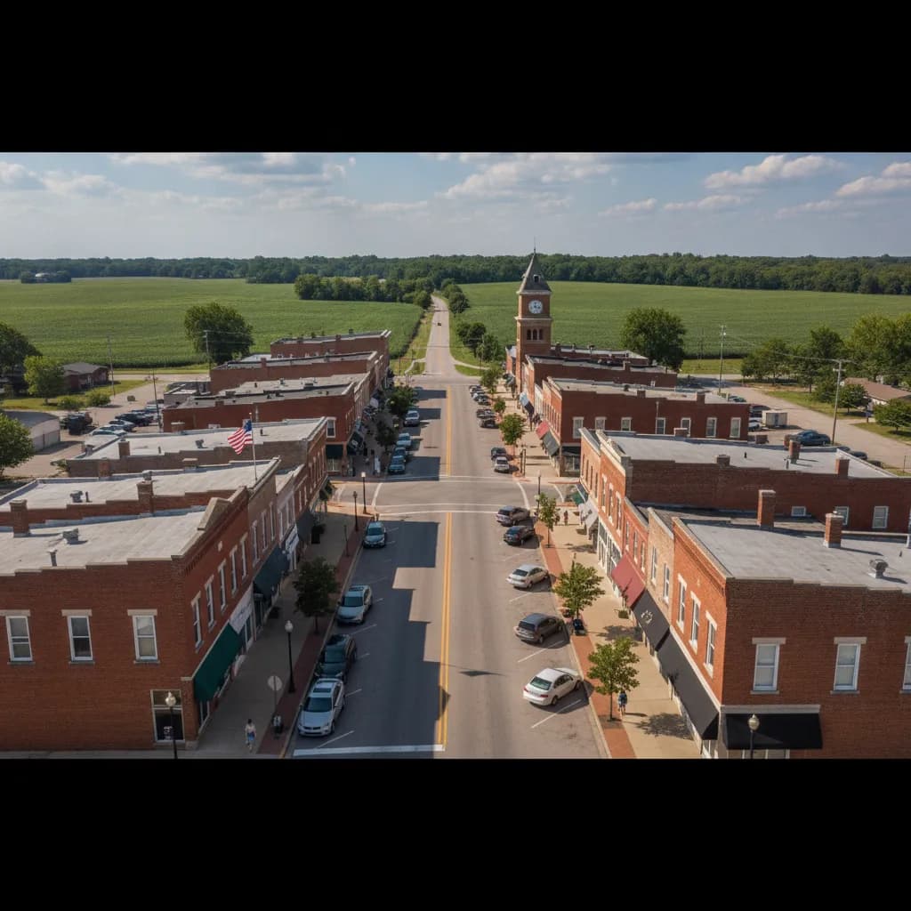 View of Whitestown, IN
