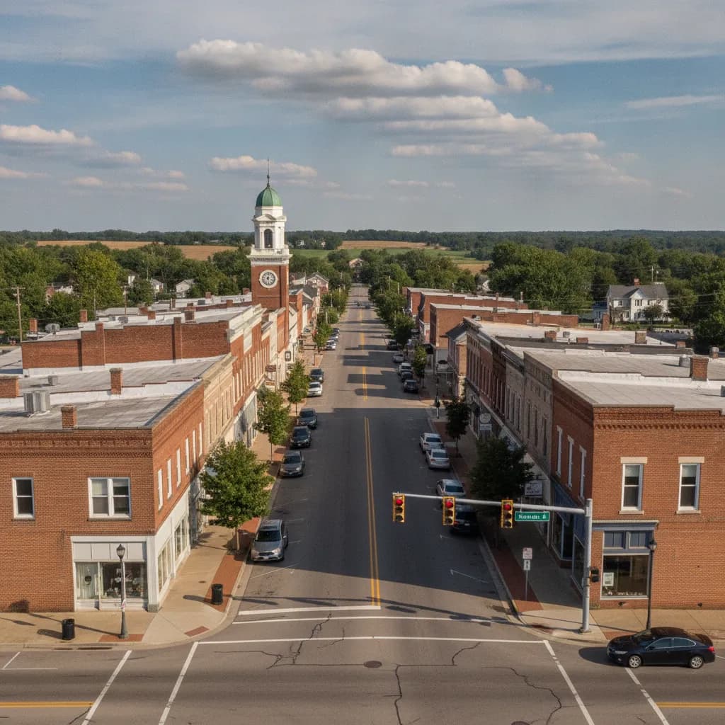 View of Winchester, IN