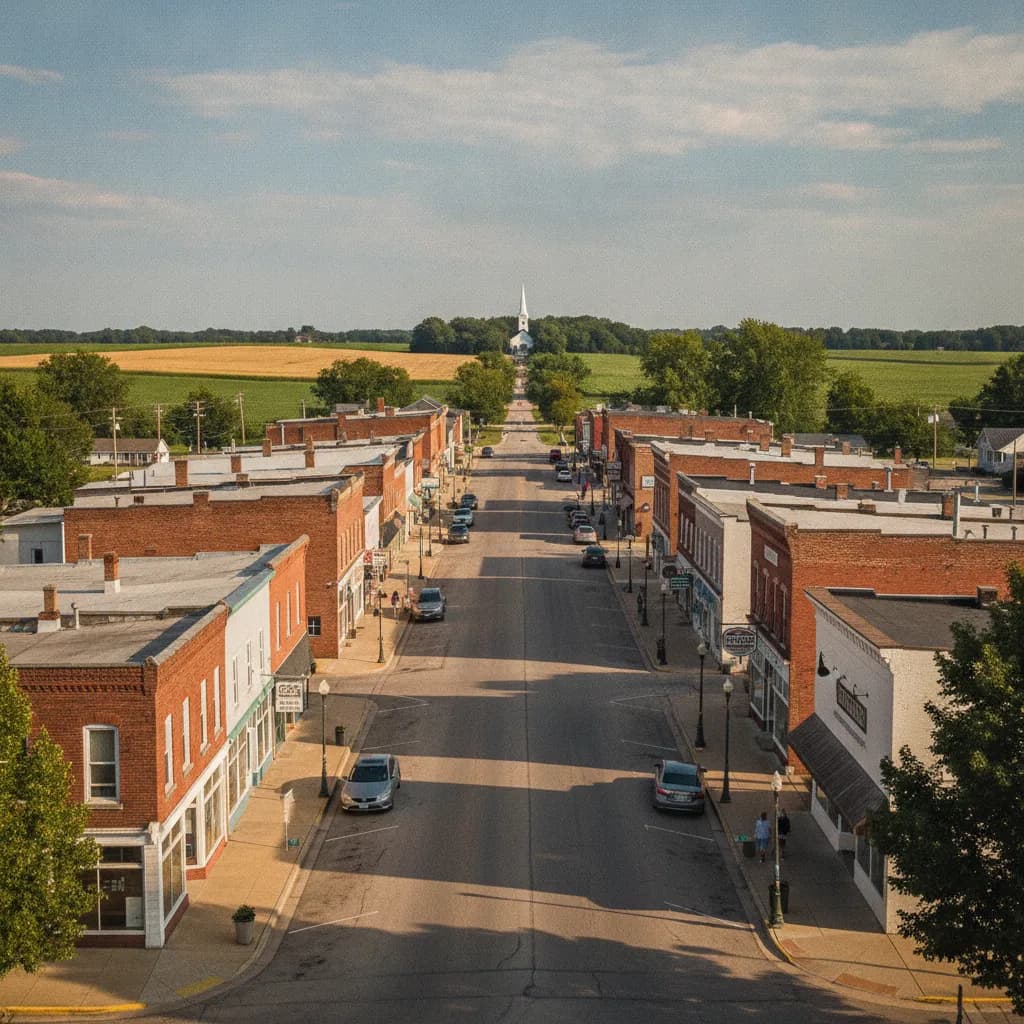 View of Winfield, IN
