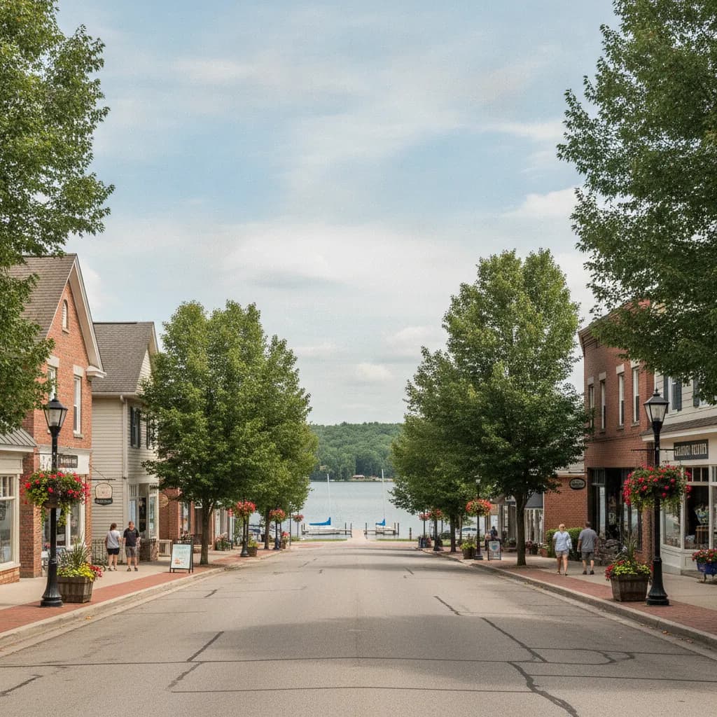 View of Winona Lake, IN